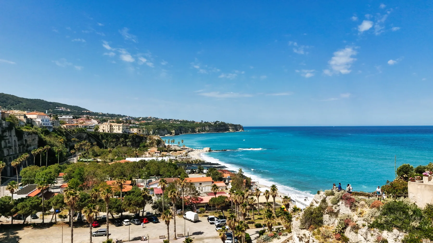 Panorama di Tropea per servizio fotografico matrimonio e shooting di coppia