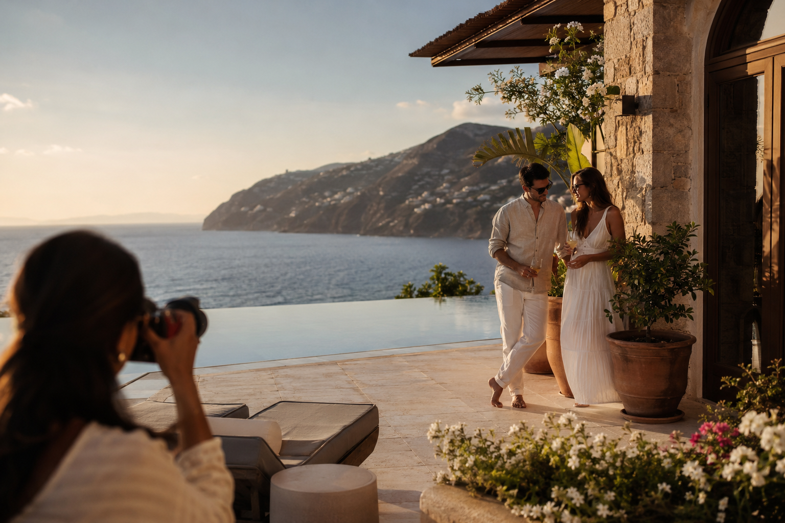 Il vostro fotografo nella location di vacanza che amate